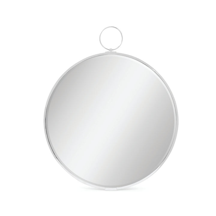 Avalone Round Wall Mirror Nickel