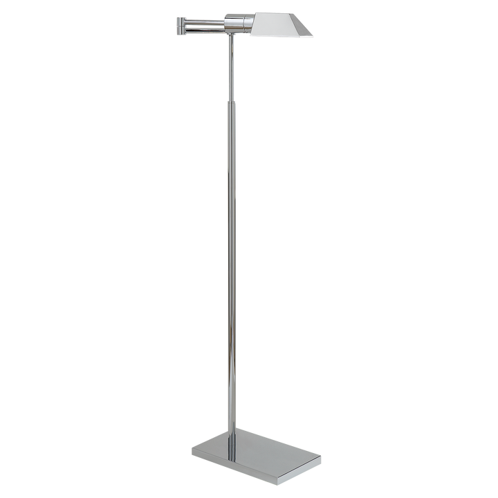 Studio Swing Arm Floor Lamp in Polished Nickel