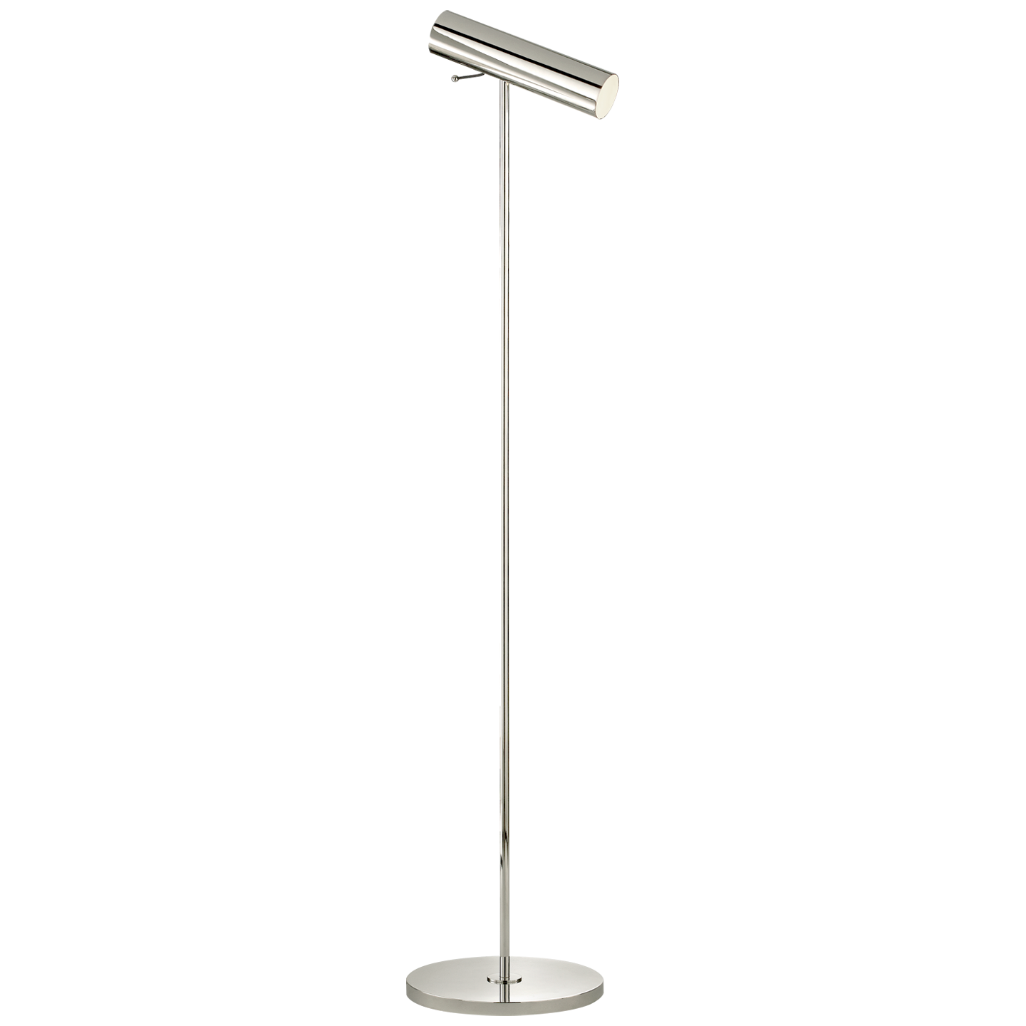 Lade das Bild in den Galerie-Viewer, Lancelot Pivoting Floor Lamp in Polished Nickel
