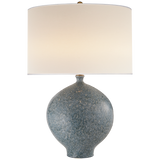 Gaios Table Lamp in Blue Lagoon with Linen Shade