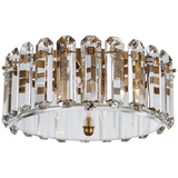 Bonnington Medium Flush Mount in Hand-Rubbed Antique Brass