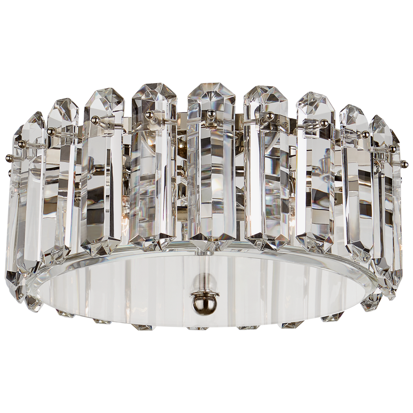 Bonnington Medium Flush Mount in Polished Nickel