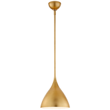 Agnes Small Pendant in Gild with White Interior