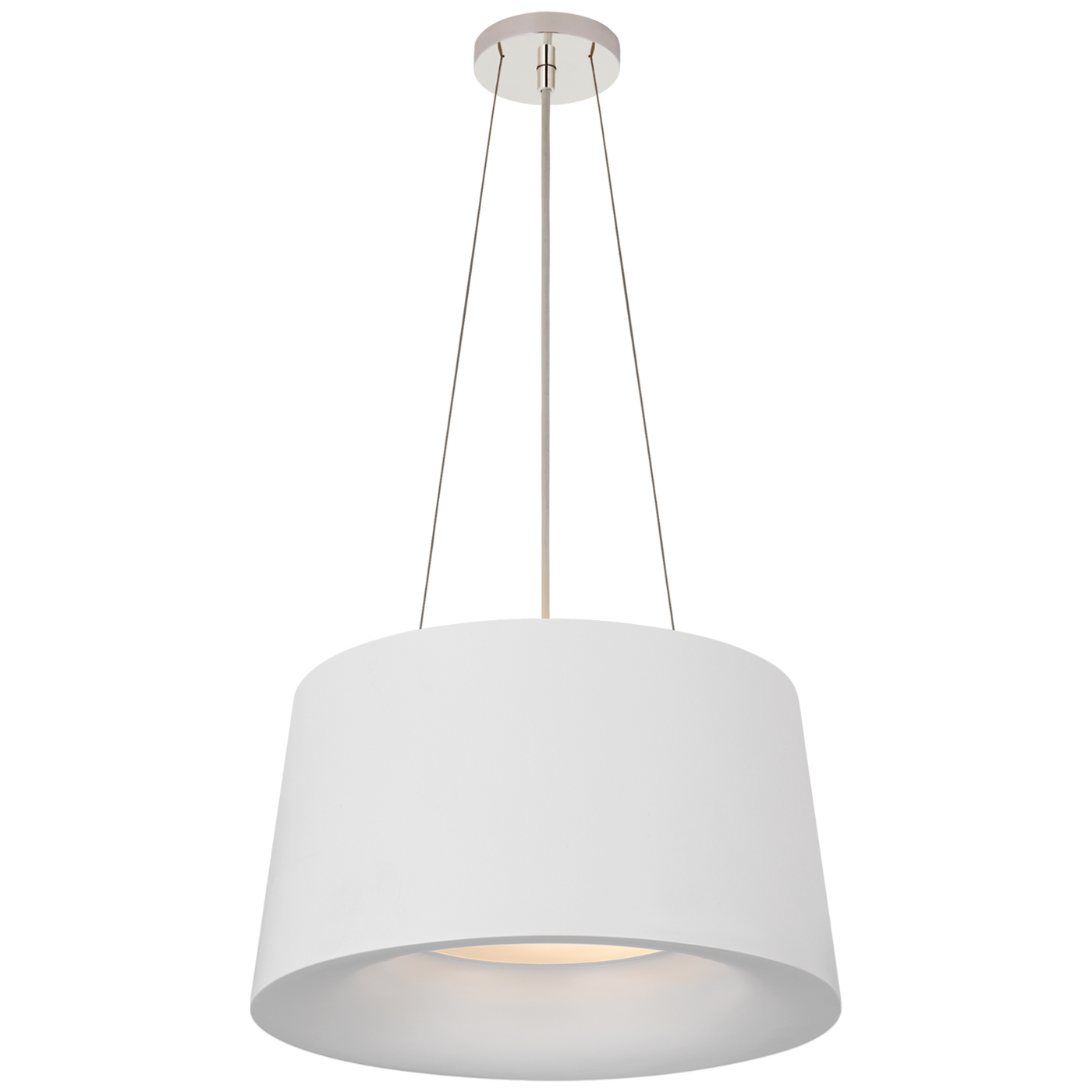 Halo Small Hanging Shade in Matte White