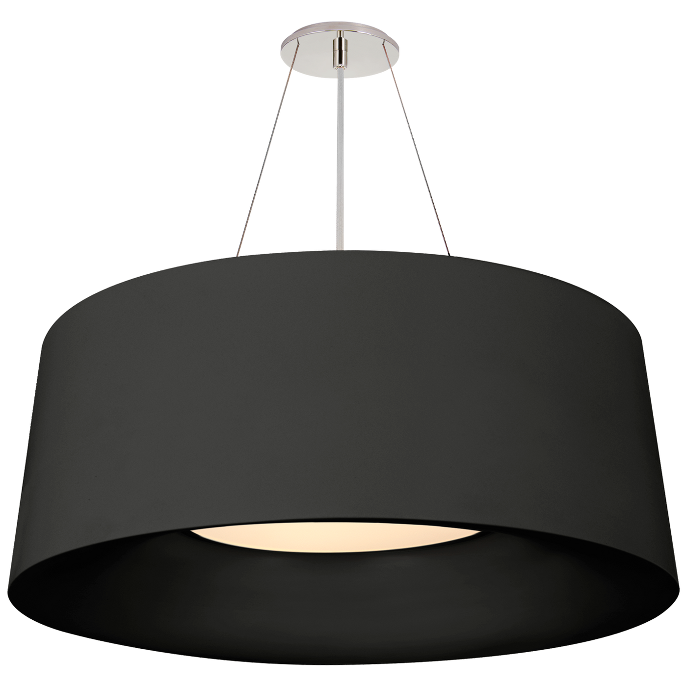 Halo Medium Hanging Shade in Matte Black
