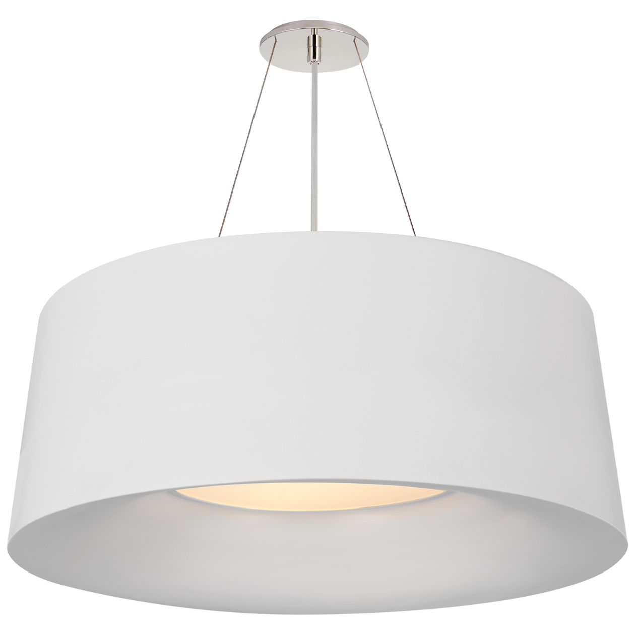 Halo Medium Hanging Shade in Matte White