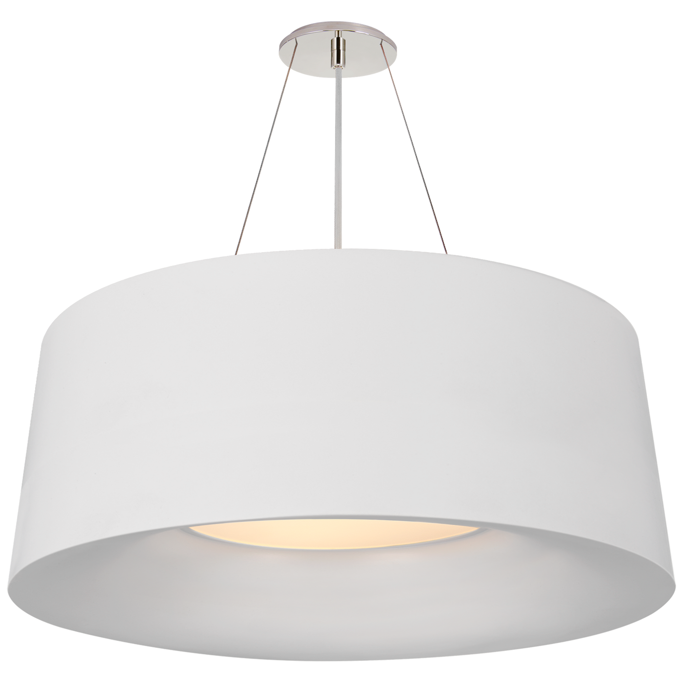 Halo Medium Hanging Shade in Matte White