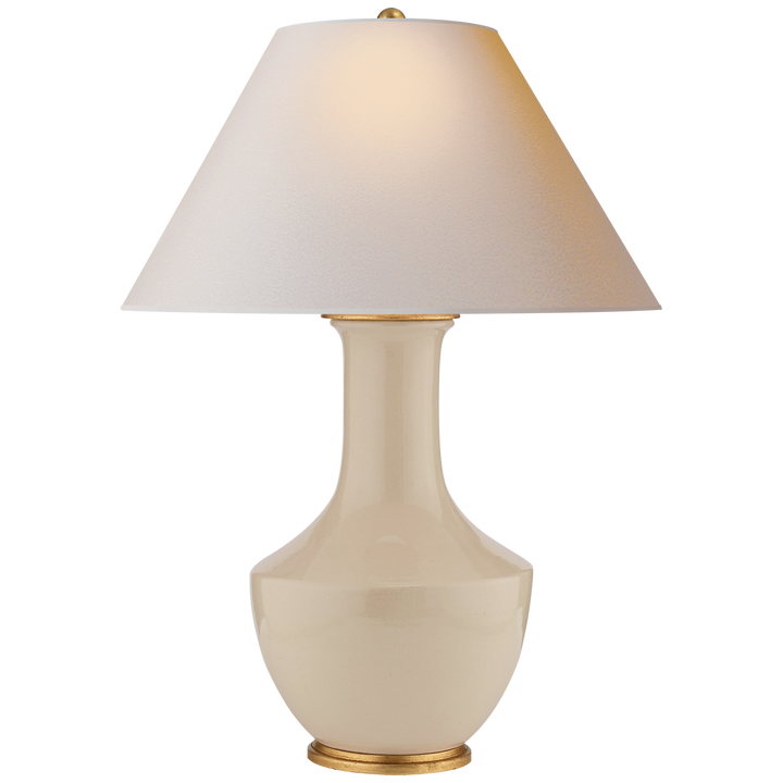 Lambay Table Lamp in Coconut with Natural Paper Shade