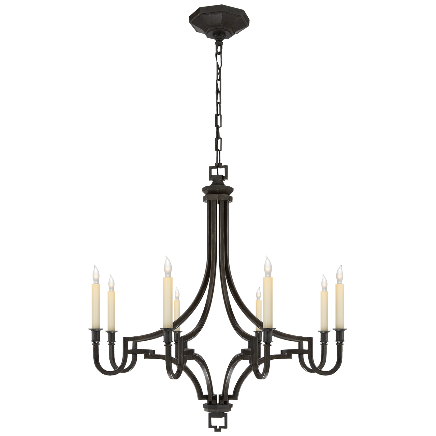 Mykonos Medium Chandelier in Aged Iron