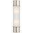 Polished Nickel With Frosted Glass