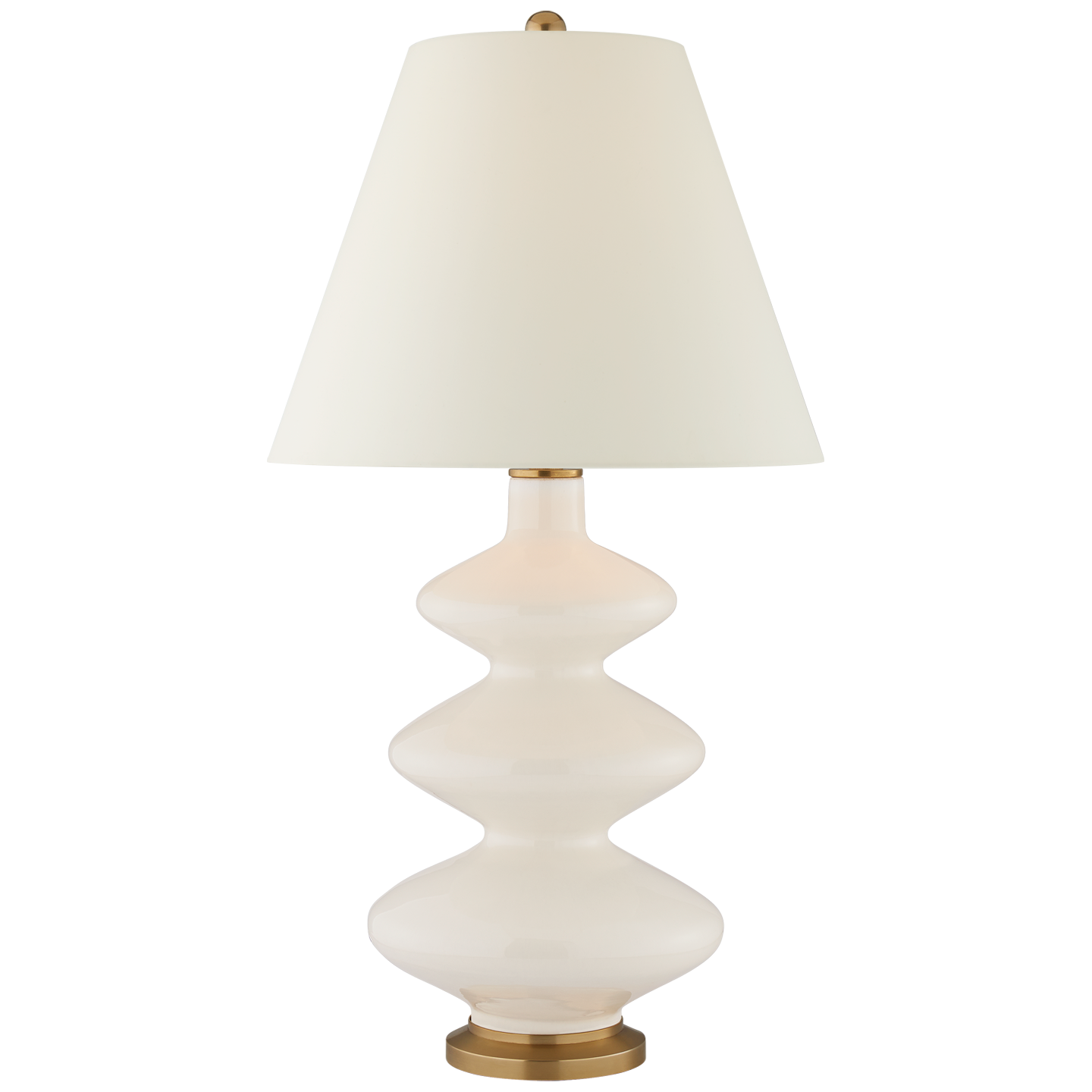 Lade das Bild in den Galerie-Viewer, Smith Medium Table Lamp in Ivory with Natural Percale Shade
