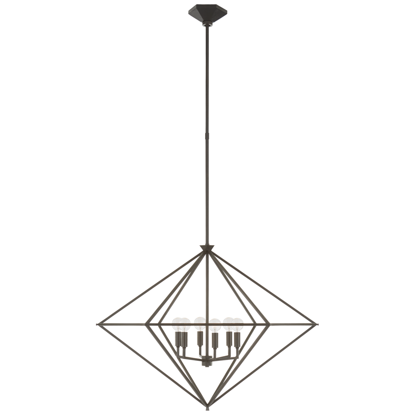 Afton Large Lantern in Aged Iron