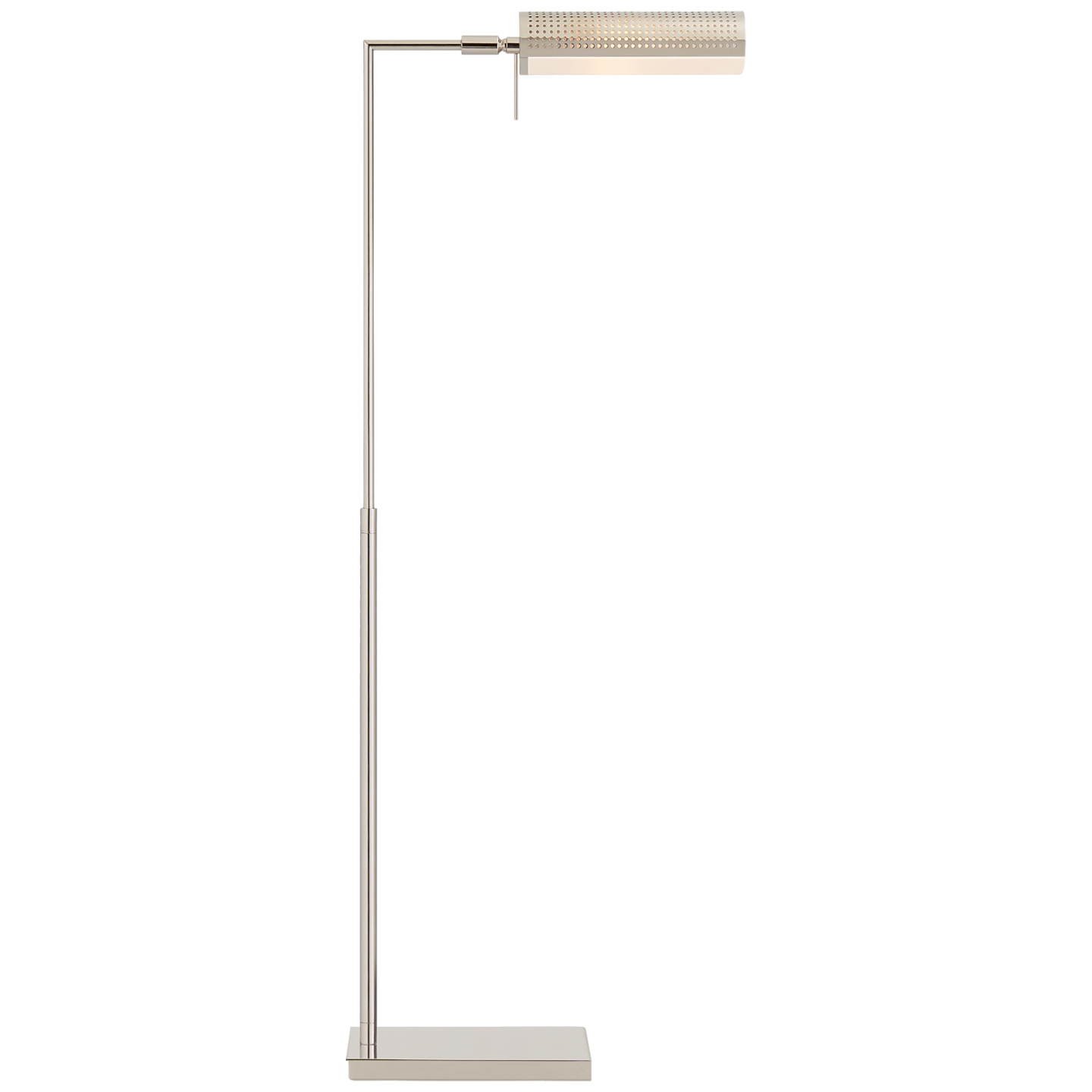 Lade das Bild in den Galerie-Viewer, Precision Pharmacy Floor Lamp in Polished Nickel with White Glass
