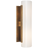 Antique-Burnished Brass With White Glass