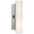 Polished Nickel With White Glass