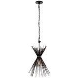 Strada Small Chandelier in Aged Iron