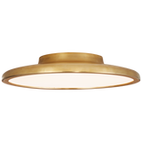 Dot 13" Flush Mount in Natural Brass
