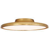Dot 16" Flush Mount in Natural Brass