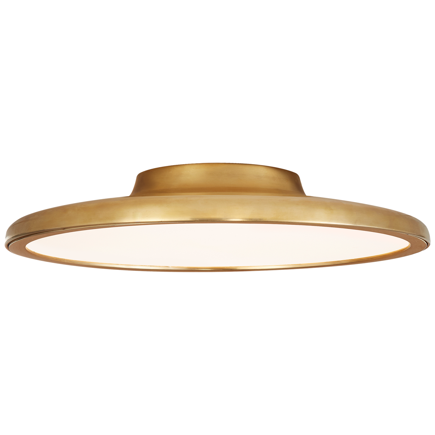 Lade das Bild in den Galerie-Viewer, Dot 16&quot; Flush Mount in Natural Brass
