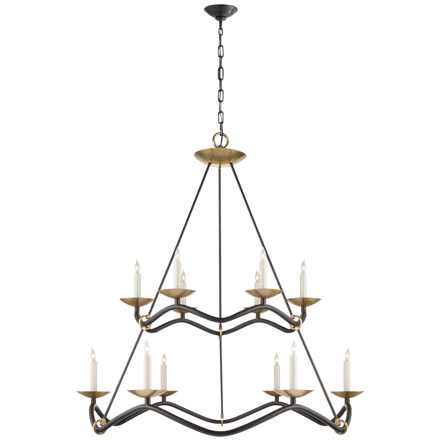 Choros Taklampa Two-Tier — Visual Comfort for Visual Comfort & Co.