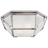 Polished Nickel With Frosted Glass