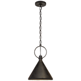 Limoges Medium Pendant in Natural Rust with Aged Iron Shade