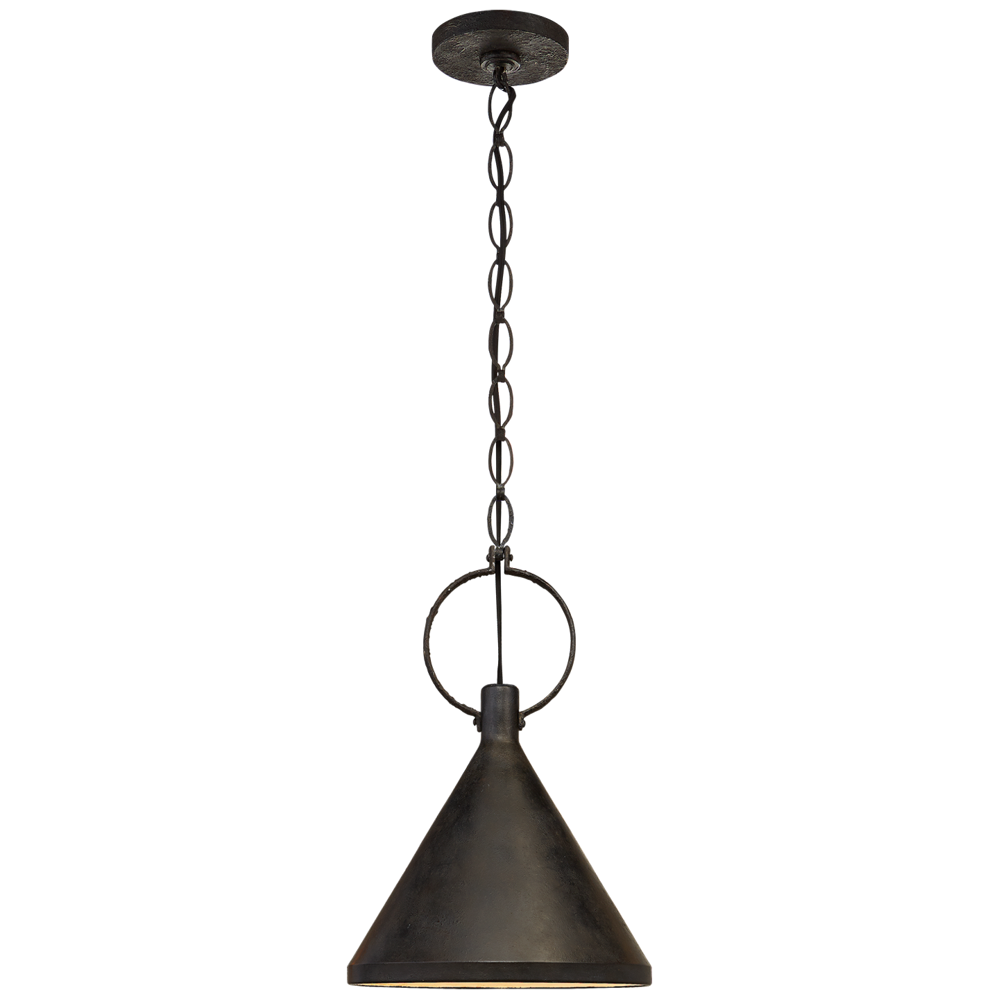 Lade das Bild in den Galerie-Viewer, Limoges Medium Pendant in Natural Rust with Aged Iron Shade

