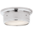 Chrome With White Glass