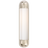 Polished Nickel With White Glass