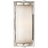 Polished Nickel With Frosted Glass Liner