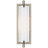 Polished Nickel With White Glass
