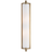 Hand-Rubbed Antique Brass With White Glass