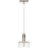 Polished Nickel With Clear Glass