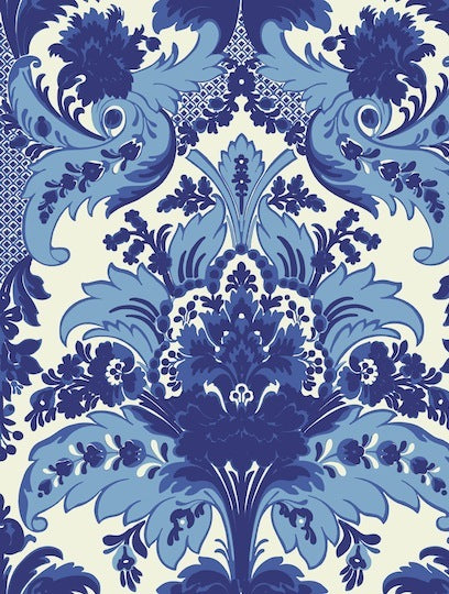 Cole and Son Tapet Aldwych Blue & White