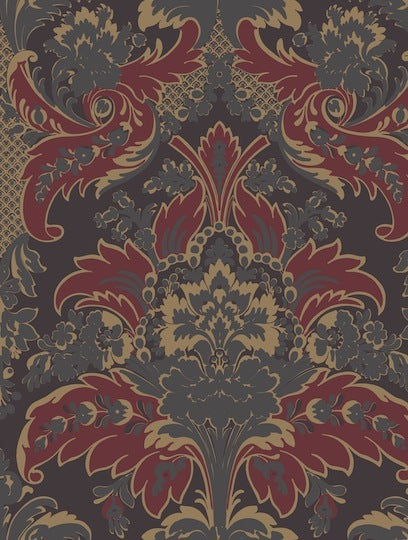 Cole and Son Tapet Aldwych Red & Gold