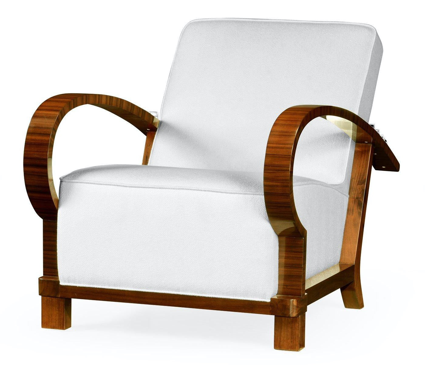 Load image into Gallery viewer, Arm Chair Modern High Luster Santos Rosewood
