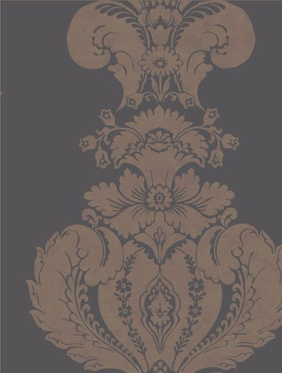 Cole and Son Tapet Baudelaire Black & Bronze