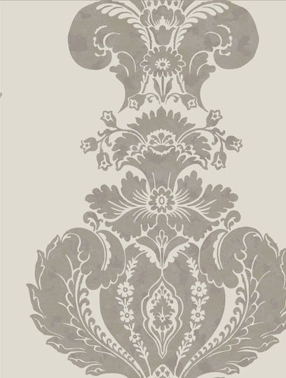 Cole and Son Tapet Baudelaire Grey & Silver