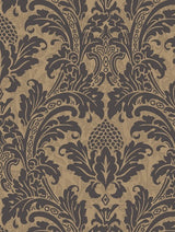 Cole and Son Tapet Blake Black & Gold