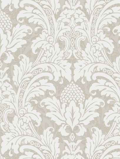 Cole and Son Tapet Blake White & Silver