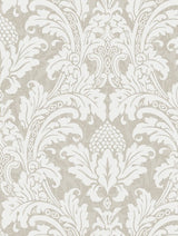 Cole and Son Tapet Blake White & Silver