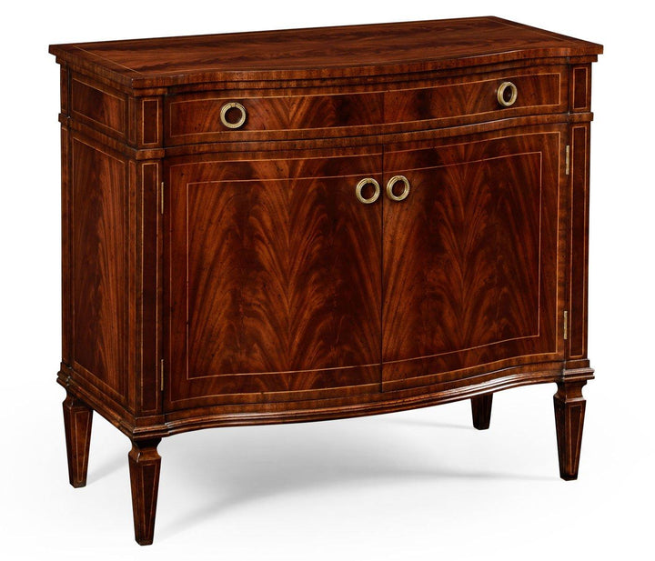 Side Cabinet Bowfront Georgian