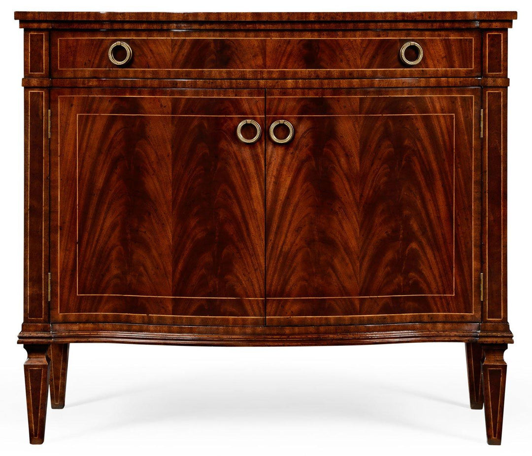 Side Cabinet Bowfront Georgian