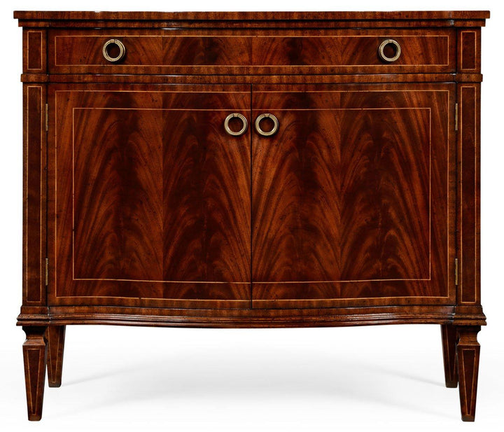 Side Cabinet Bowfront Georgian