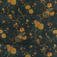 Oriental Bird Velvet Tyg — G P & J Baker