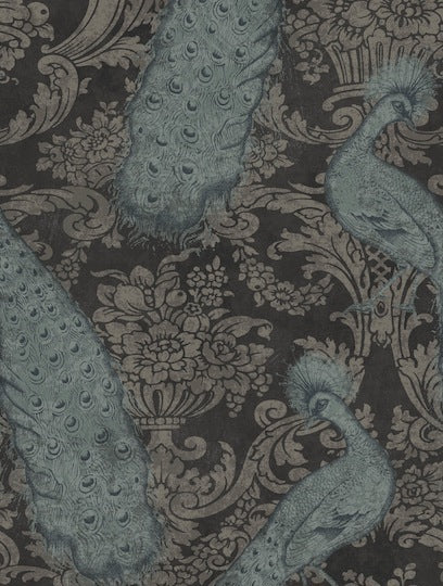 Cole and Son Tapet Byron Teal & Graphite