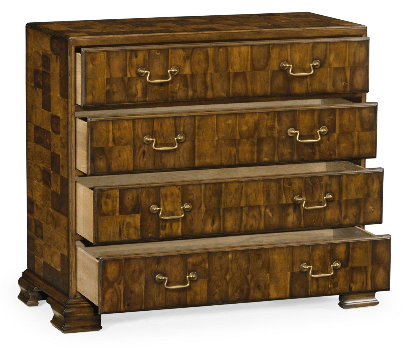 Load image into Gallery viewer, Chest of Drawers Chippendale Honey Walnut
