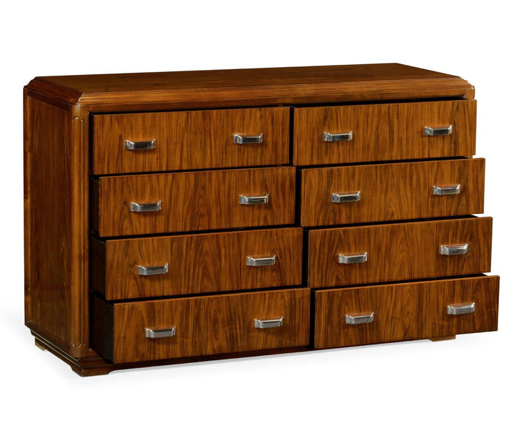 Chest of Drawers Modern High Luster Santos Rosewood