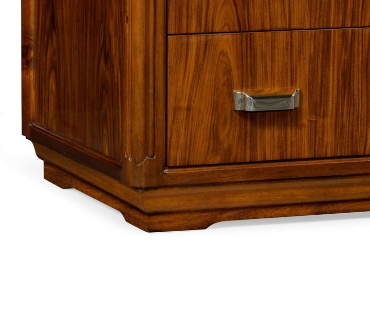 Chest of Drawers Modern High Luster Santos Rosewood