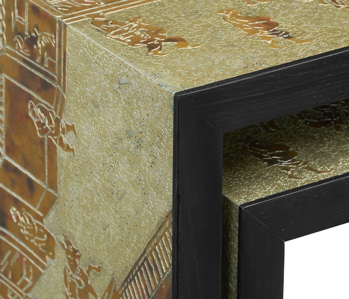 Nest of Tables Chinoiserie Style